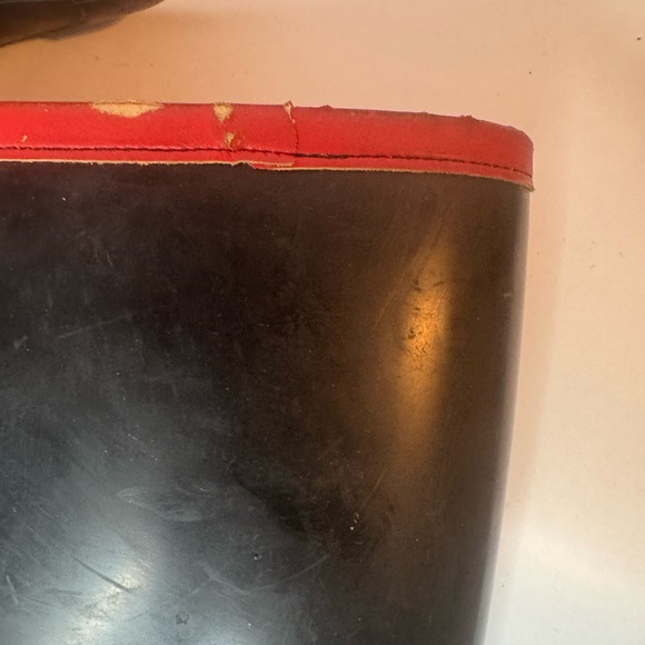 Gucci Black and Red Tall Rain Boots Size EU41 - Picture 8 of 10